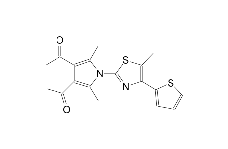 1-{4-acetyl-2,5-dimethyl-1-[5-methyl-4-(2-thienyl)-1,3-thiazol-2-yl]-1H-pyrrol-3-yl}ethanone