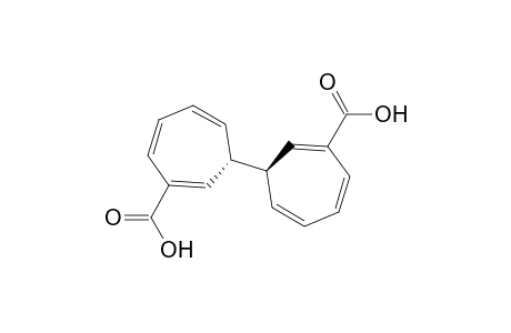 [Bi-2,4,6-cycloheptatrien-1-yl]-3,3'-dicarboxylic acid, (R*,S*)-