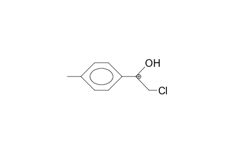 P-Tolyl-chloromethyl-hydroxy-carbenium cation