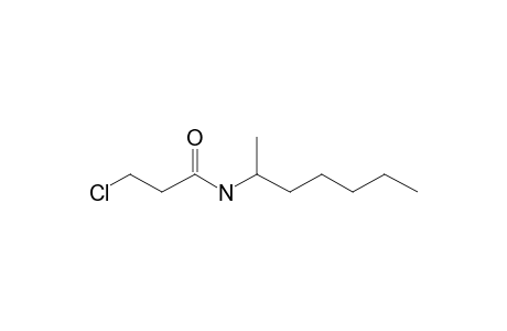 Propionamide, 3-chloro-N-hept-2-yl-