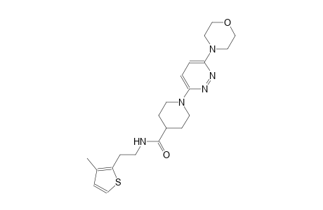 4-piperidinecarboxamide, N-[2-(3-methyl-2-thienyl)ethyl]-1-[6-(4-morpholinyl)-3-pyridazinyl]-