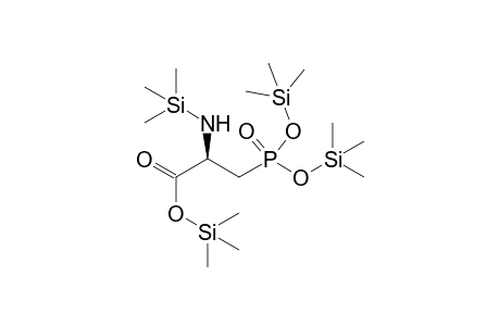 2-Amino-3-phosphono-propionic acid, 4TMS