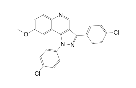 1H-pyrazolo[4,3-c]quinoline, 1,3-bis(4-chlorophenyl)-8-methoxy-