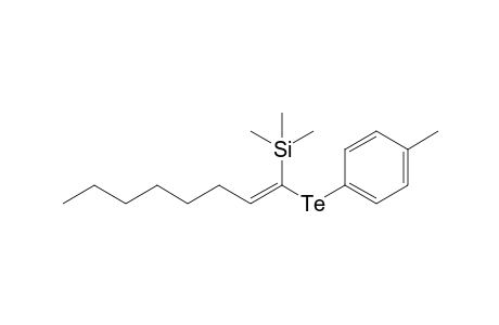 (E)-1-Trimethylsilyl-1-(4-methylphenyltelluro)-1-octene