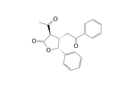 (3R,4S,5R)-3-acetyl-4-phenacyl-5-phenyl-2-oxolanone