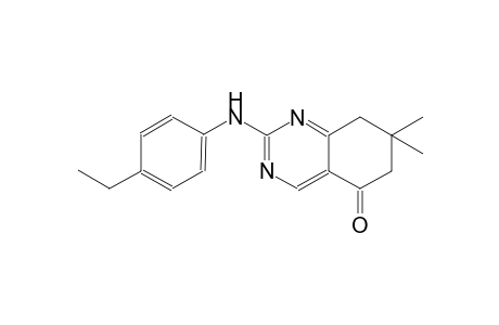 2-(4-ethylanilino)-7,7-dimethyl-7,8-dihydro-5(6H)-quinazolinone