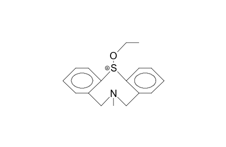 12-Ethoxy-6,7-dihydro-6-methyl-5H-dibenzo(B,G)(1,5)-thiazocine cation