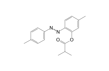 (E)-5-Methyl-2-(p-tolyldiazenyl)phenyl Isobutyrate