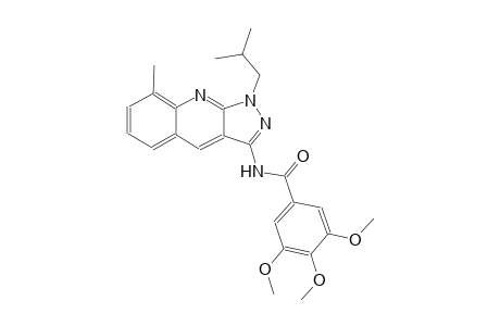N-(1-isobutyl-8-methyl-1H-pyrazolo[3,4-b]quinolin-3-yl)-3,4,5-trimethoxybenzamide