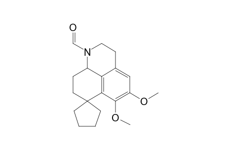 Spiro[7H-benzo[de]quinoline-7,1'-cyclopentane]-1(2H)-carboxaldehyde, 3,8,9,9a-tetrahydro-5,6-dimethoxy-