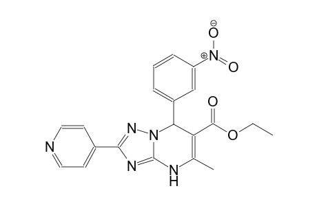 ethyl 5-methyl-7-(3-nitrophenyl)-2-(4-pyridinyl)-4,7-dihydro[1,2,4]triazolo[1,5-a]pyrimidine-6-carboxylate