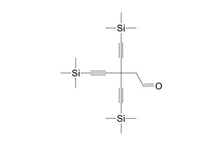 3,3-Bis[(trimethylsilyl)ethynyl]-5-(trimethylsilyl)pent-4-ynal