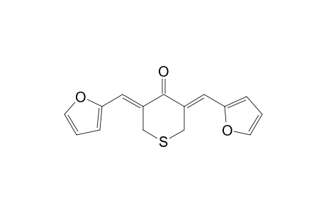 (3Z,5Z)-3,5-Bis((furan-2-yl)methylene)-tetrahydrothiopyran-4-one