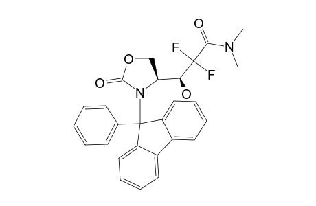 N,N-DIMETHYL-(4S,3'S)-2-OXO-3-(9-PHENYLFLUOREN-9-YL)-OXAZOLIDINE-4-(2',2'-DIFLUORO-3'-HYDROXY)-PROPIONAMIDE