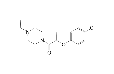1-[2-(4-chloro-2-methylphenoxy)propanoyl]-4-ethylpiperazine