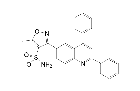 2,4-diphenyl-6-(4-sulfonamido-5-methylisoxazol-3-yl)quinoline