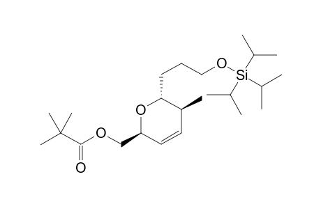 [(2S,5S,6R)-5-Methyl-6-[3-(triisopropylsilyloxy)propyl]-5,6-dihydro-2H-pyran-2-ylmethyl ester]-2,2-dimethylpropionic acid