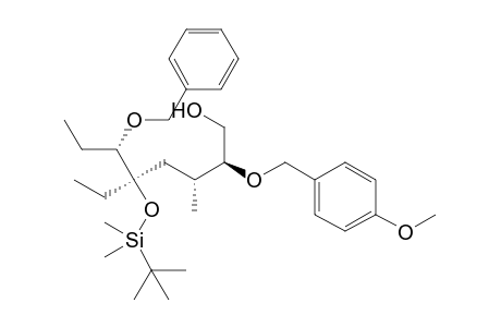 (2S,3R,5R,6S)-6-Benzyloxy-5-tert-butyldimethylsiloxy-5-ethyl-2-(4-methoxybenzoxy)-3-methyloctan-1-ol