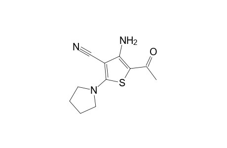5-Acetyl-4-amino-2-(1-pyrrolidinyl)-3-thiophenecarbonitrile