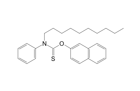 N-decylthiocarbanilic acid, O-2-naphthyl ester