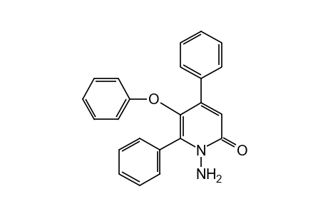 1-AMINO-4,6-DIPHENYL-5-PHENOXY-2(1H)-PYRIDONE