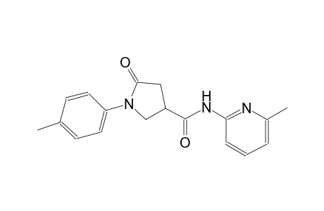 3-pyrrolidinecarboxamide, 1-(4-methylphenyl)-N-(6-methyl-2-pyridinyl)-5-oxo-