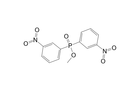 Phosphinic acid, bis(m-nitrophenyl)-, methyl ester