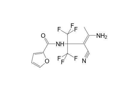 2-Furancarboxamide, N-[3-amino-2-cyano-1,1-bis(trifluoromethyl)-2-butenyl]-