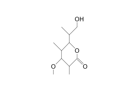 3(R),5(S),7-Trihydroxy-2(S),4(R),6(R)-trimethyl-1-pentanoic acid, lactone 3-methyl ether