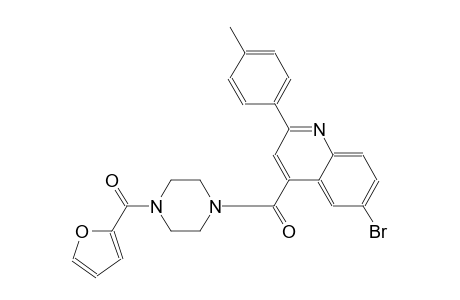 6-bromo-4-{[4-(2-furoyl)-1-piperazinyl]carbonyl}-2-(4-methylphenyl)quinoline
