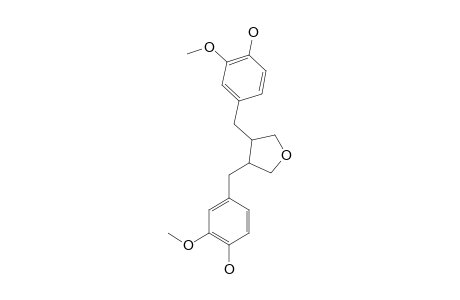 3,4-BIS-(4-HYDROXY-3-METHOXYBENZYL)-TETRAHYDROFURANE