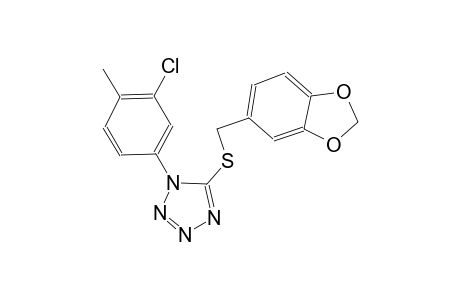 1H-tetrazole, 5-[(1,3-benzodioxol-5-ylmethyl)thio]-1-(3-chloro-4-methylphenyl)-