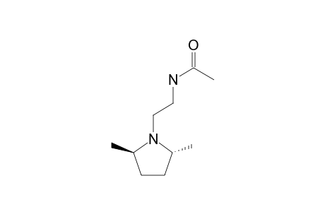 1-ACETYLAMINO-2-[(2R,5R)-2,5-DIMETHYL-PYRROLIDIN-1-YL]-ETHANE