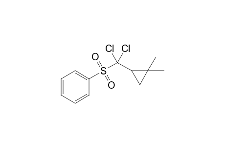 Dichloro(2,2-dimethylcyclopropyl)methyl phenyl sulfone