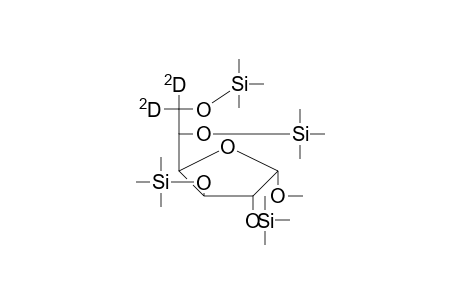Glucofuranoside, methyl-tetrakis-O-(trimethylsilyl)-