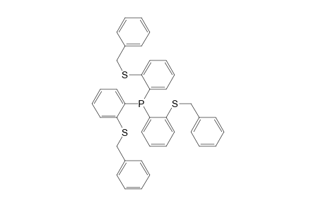 Phosphine, tris[2-[(phenylmethyl)thio]phenyl]-