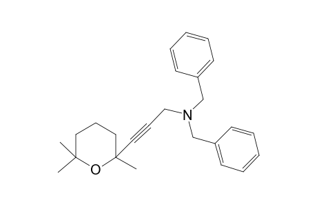 Benzenemethanamine, N-(phenylmethyl)-N-[3-(tetrahydro-2,6,6-trimethyl-2H-pyran-2-yl)-2-propynyl]-
