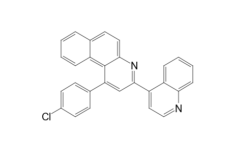 1-(p-chlorophenyl)-3-(4-quinolyl)benzo[f]quinoline