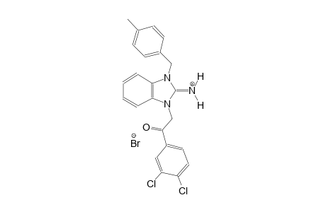 1-[2-(3,4-dichlorophenyl)-2-oxoethyl]-3-(4-methylbenzyl)-1,3-dihydro-2H-benzimidazol-2-iminium bromide