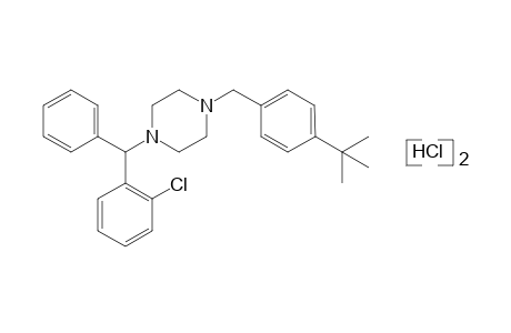 1-(p-tert-butylbenzyl)-4-(o-chloro-alpha-phenylbenzyl)piperazine, dihydrochloride