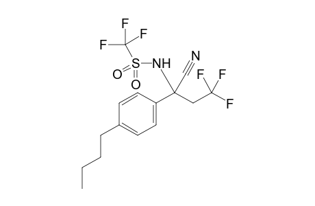 N-(1-(4-butylphenyl)-1-cyano-3,3,3-trifluoropropyl)-1,1,1-trifluoromethane-sulfonamide