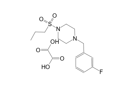 1-(3-fluorobenzyl)-4-(propylsulfonyl)piperazine oxalate