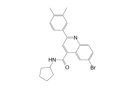 6-bromo-N-cyclopentyl-2-(3,4-dimethylphenyl)-4-quinolinecarboxamide