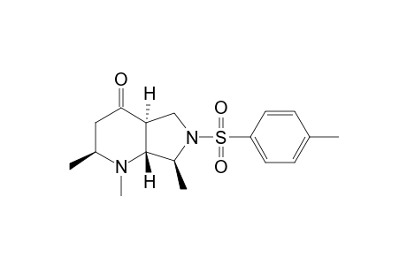 (2S,4aS,7S,7aR)-1,2,7-trimethyl-6-(4-methylphenyl)sulfonyl-2,3,4a,5,7,7a-hexahydropyrrolo[3,4-b]pyridin-4-one