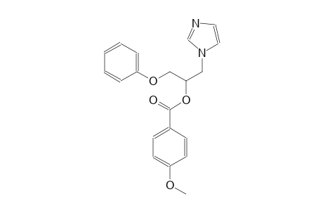 2-(1H-imidazol-1-yl)-1-(phenoxymethyl)ethyl 4-methoxybenzoate