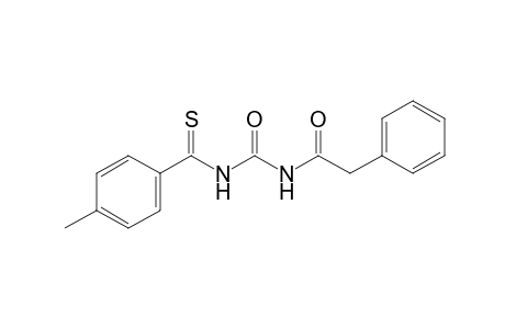 1-(phenylacetyl)-3-(thio-p-toluoyl)urea