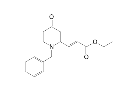 (E)-and (Z)-1-Benzyl-2-[2-(ethoxycarboyl)ethenyl]4-oxopiperidin