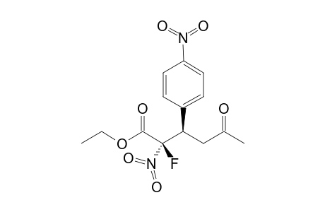 (2S,3R)-Ethyl 2-fluoro-2-nitro-3-(4-nitrophenyl)-5-oxohexanoate