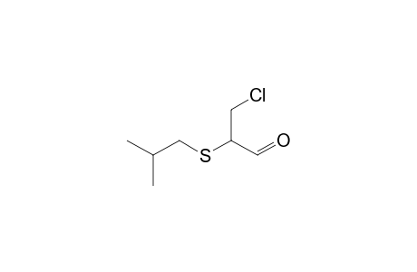 3-Chloro-2-(isobutylthio)propanal