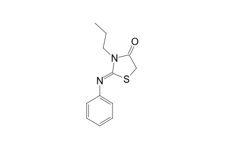 (Z)-3-PROPYL-2-PHENYLIMINO-THIAZOLIDIN-4-ONE